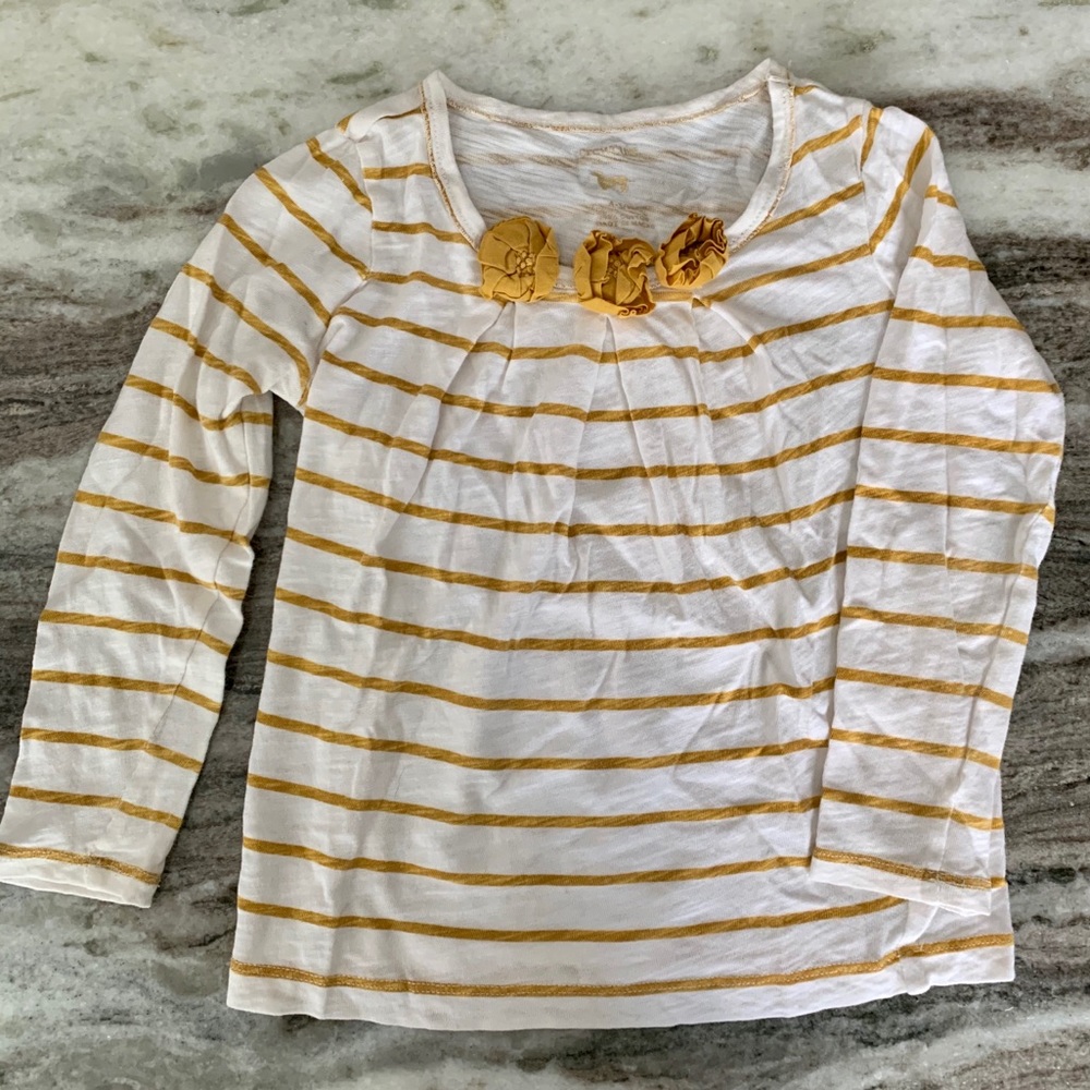crewcuts girls size  4-5 l/s tissue tee